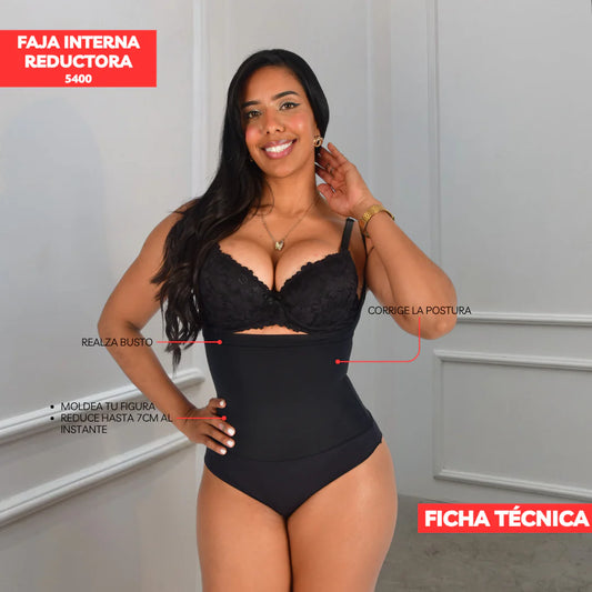 Faja interna powernet -senos libres negro 5400