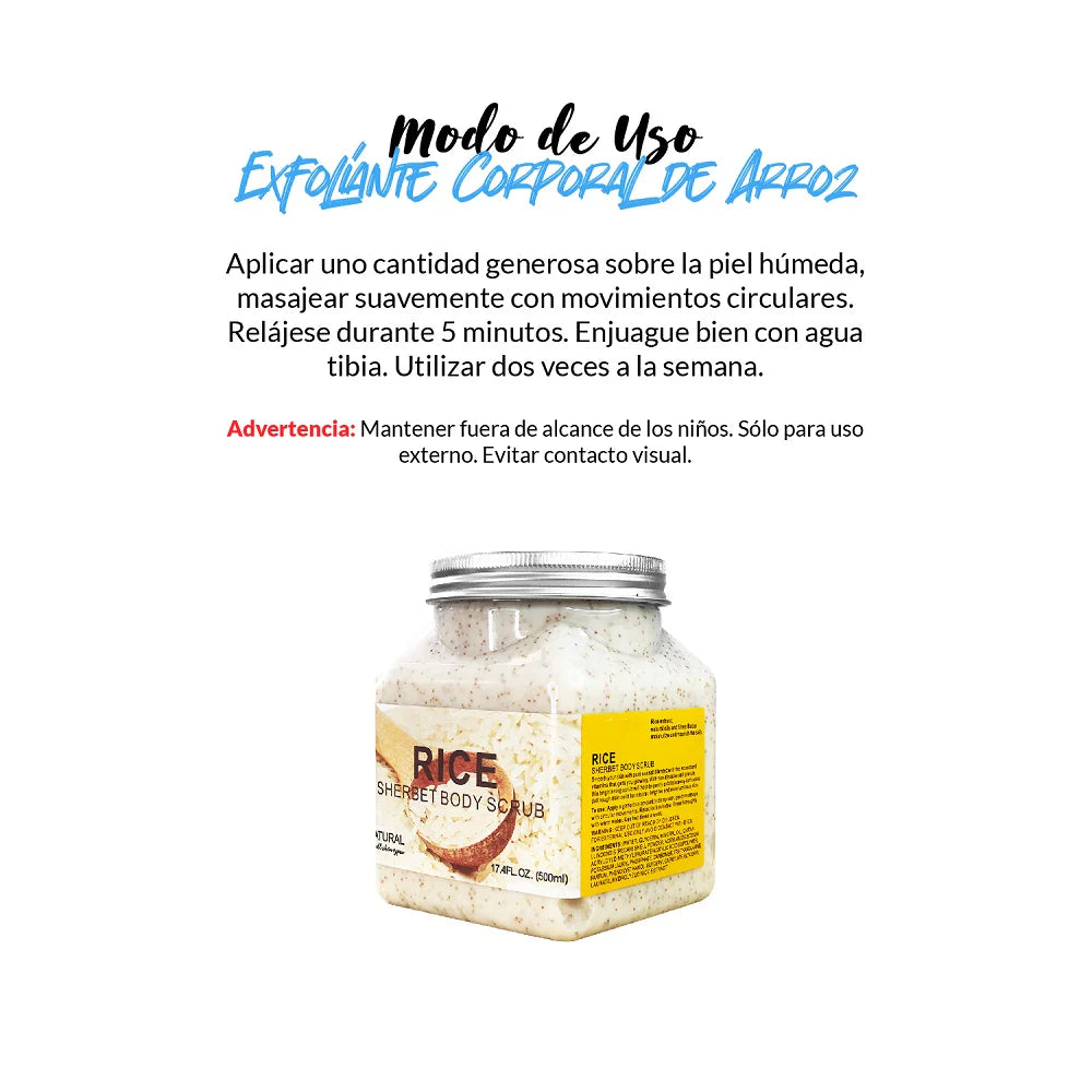 Exfoliante Corporal De Arroz