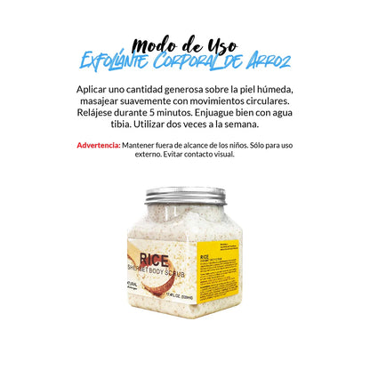 Exfoliante Corporal De Arroz