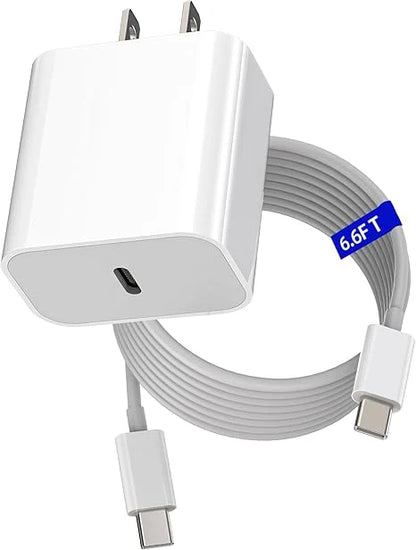 Cargador Iphone 14 Pro Max USB -C TO USB- C Cable Adaptador