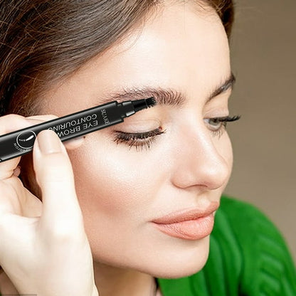 Delineador De Cejas 4 Puntas Tinta Sem