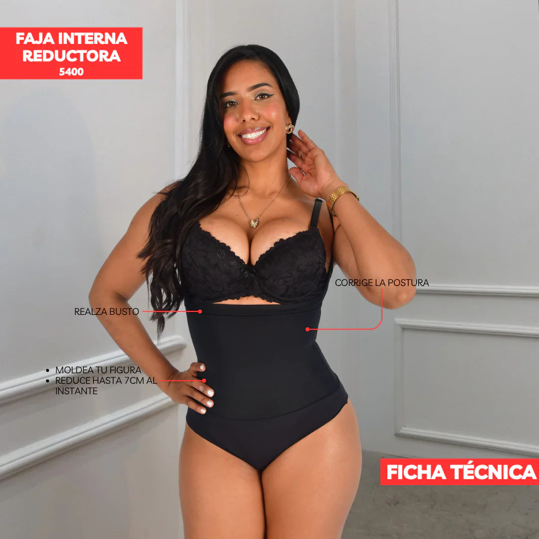Faja interna powernet -senos libres negro 5400