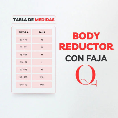 Body faja reductor moda Negro 6700