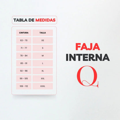 Faja interna - short alto con broche powernet ultralevantacola-fishort alto
