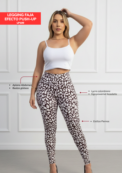 Leggins faja efecto lipo dalmata LP100