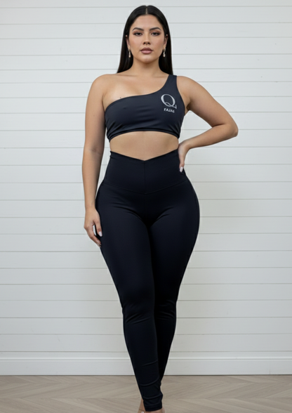Leggins faja efecto lipo negro LP101