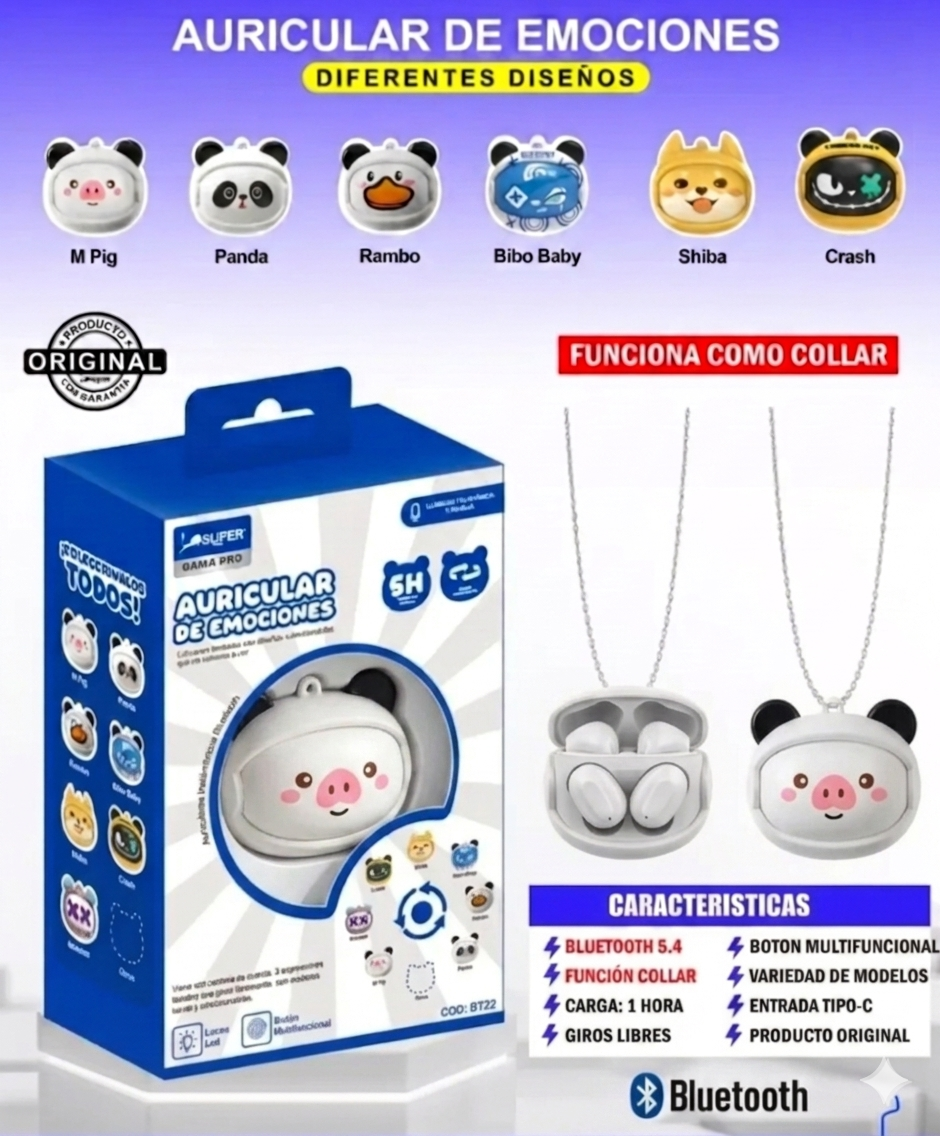 Auricular de Emociones – Diseño MPig