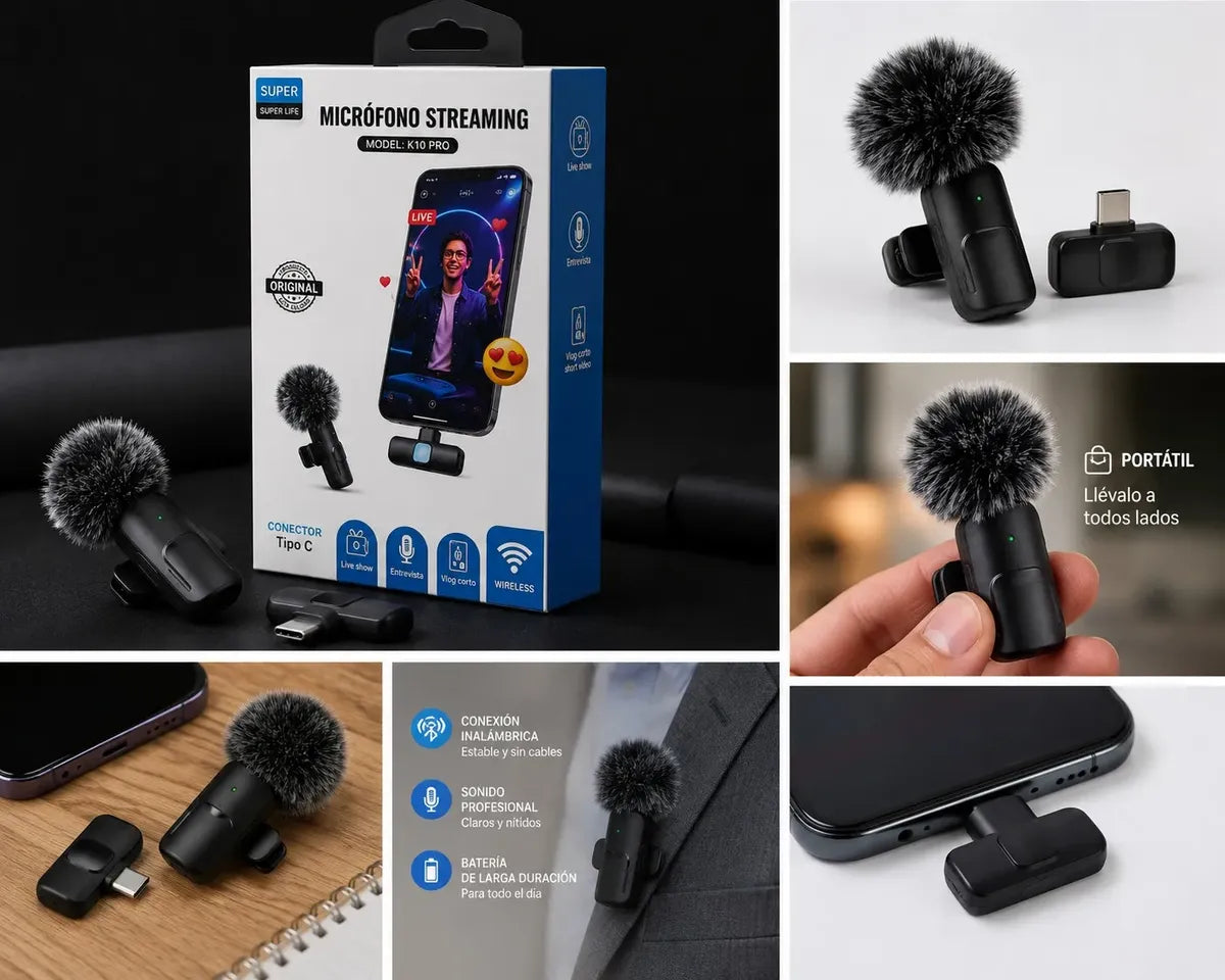 Micrófono Streaming K10 Pro