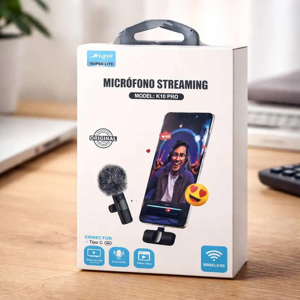 Micrófono Streaming K10 Pro